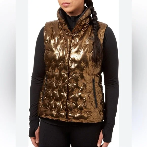 The North Face Women's Shiny Gold Holladown vest - Picture 1 of 13